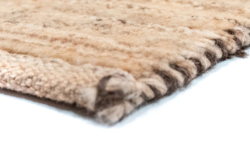 Gabbeh Persisch Teppich 100x144cm - Perserteppich Wollteppich - beige