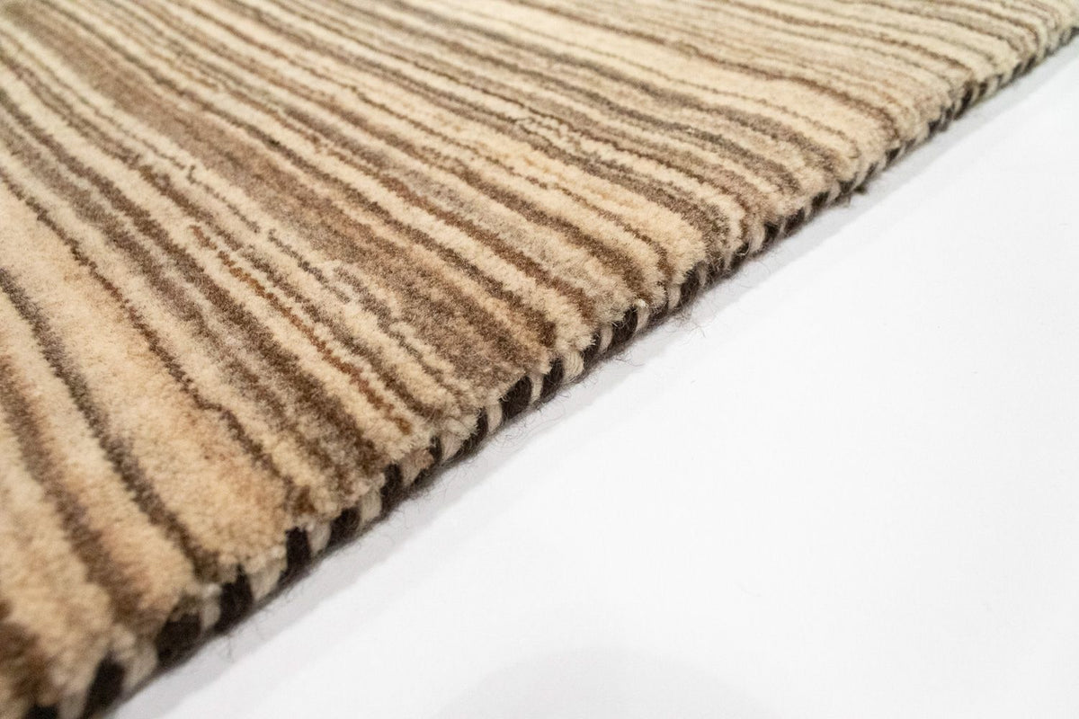 Loribaft Teppich Perser 249x297cm - Wollteppich - grau
