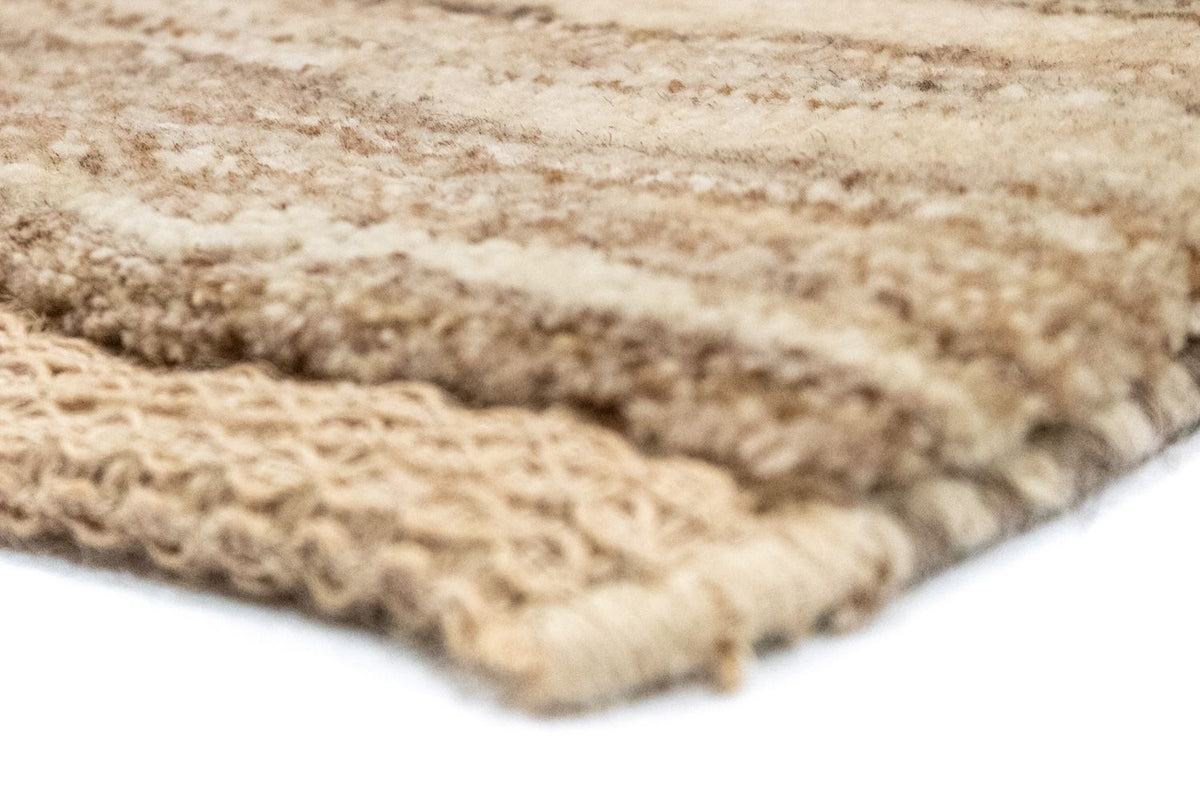 Gabbeh Persisch Teppich 97x143cm - Perserteppich Wollteppich - beige