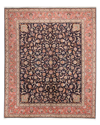 Täbriz - 50 Raj Teppich 250x305cm - Perserteppich - dunkelblau