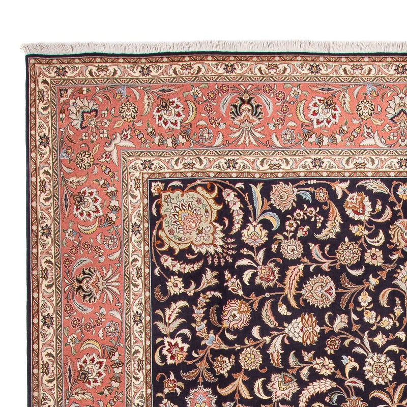 Täbriz - 50 Raj Teppich 250x305cm - Perserteppich - dunkelblau