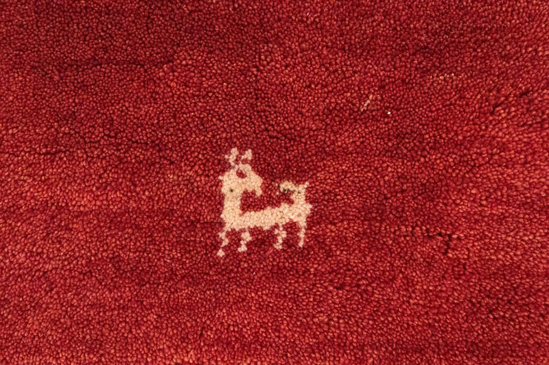 Gabbeh Teppich - Perser 79 x 144 cm - rot