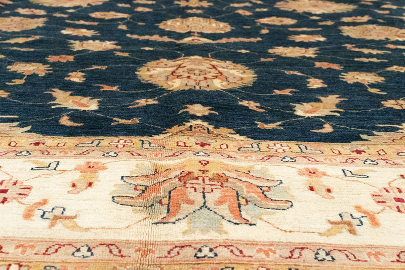 Ziegler Teppich 276x370cm - Orientteppich - blau