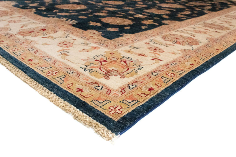 Ziegler Teppich 276x370cm - Orientteppich - blau