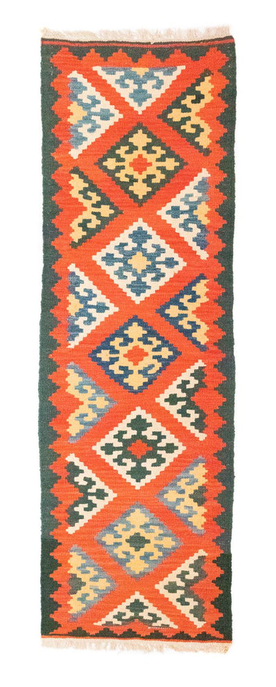Kelim Fars Teppich 62x207cm - rot