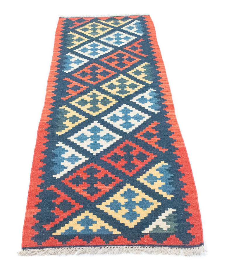 Kelim Fars Teppich 70x204cm - beige