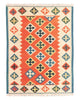 Kelim Fars Teppich 150x196cm - rot