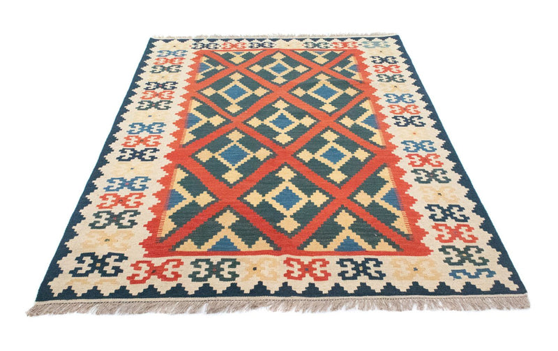 Kelim Fars Teppich 155x210cm - rot