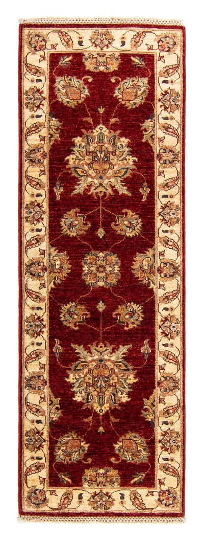 Ziegler Teppich 62x178cm - Orientteppich - dunkelrot