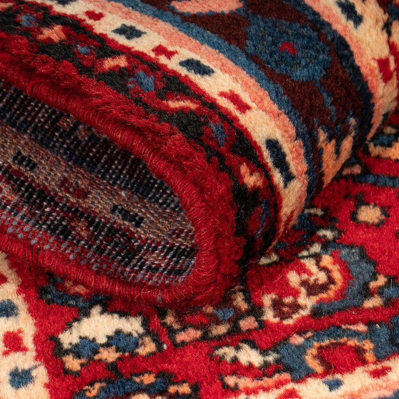 Hamadan Teppich 60x81cm - Perserteppich - dunkelrot