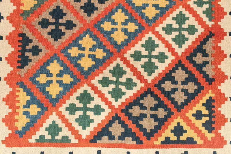 Kelim Fars Teppich 119x186cm - rot