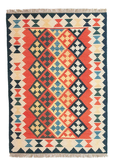 Kelim Fars Teppich 125x180cm - rot