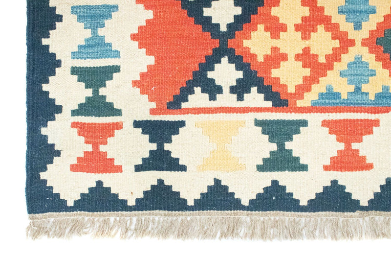 Kelim Fars Teppich 125x180cm - rot