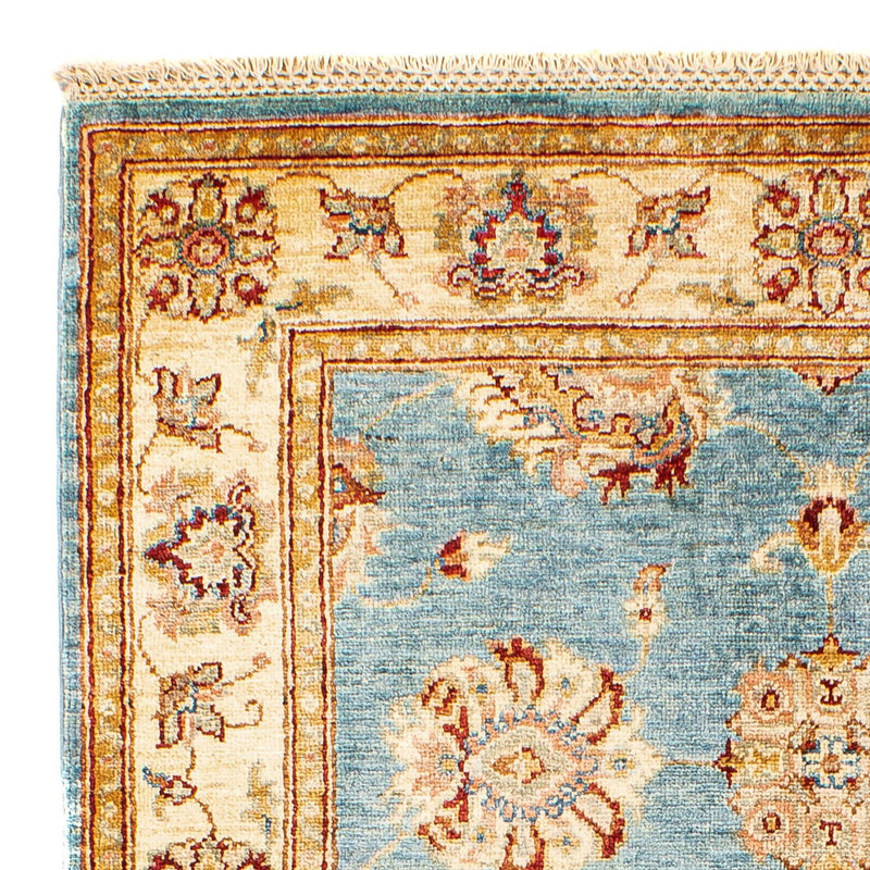 Ziegler Teppich 103x161cm - Orientteppich - hellblau