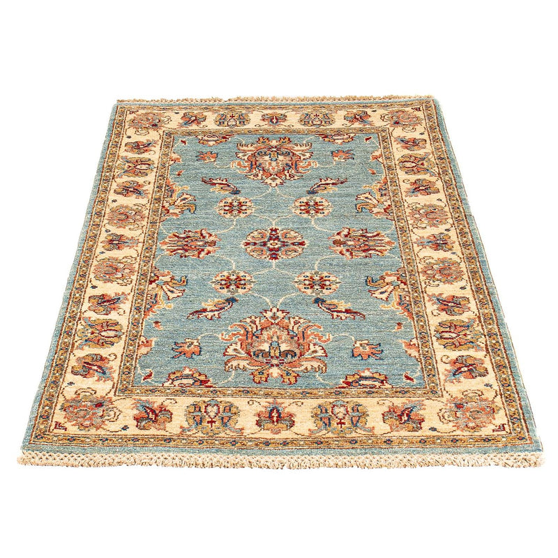 Ziegler Teppich 80x127cm - Orientteppich - hellblau