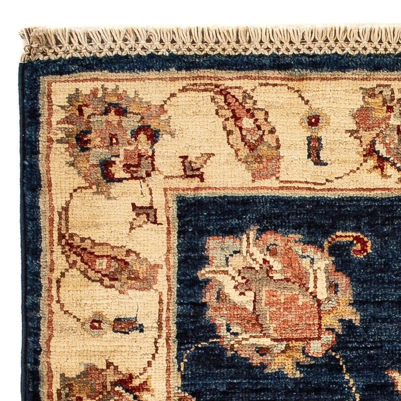 Ziegler Teppich 59x95cm - Orientteppich - dunkelblau