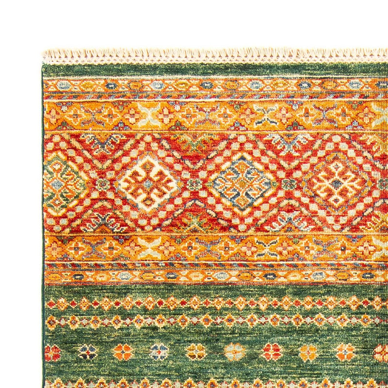 Shal Teppich 123x186cm - Orientteppich - grün