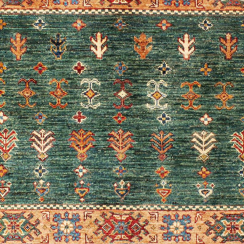 Shal Teppich 100x159cm - Orientteppich - grün