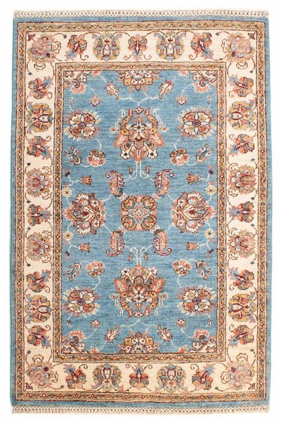 Ziegler Teppich 86x122cm - Orientteppich - hellblau