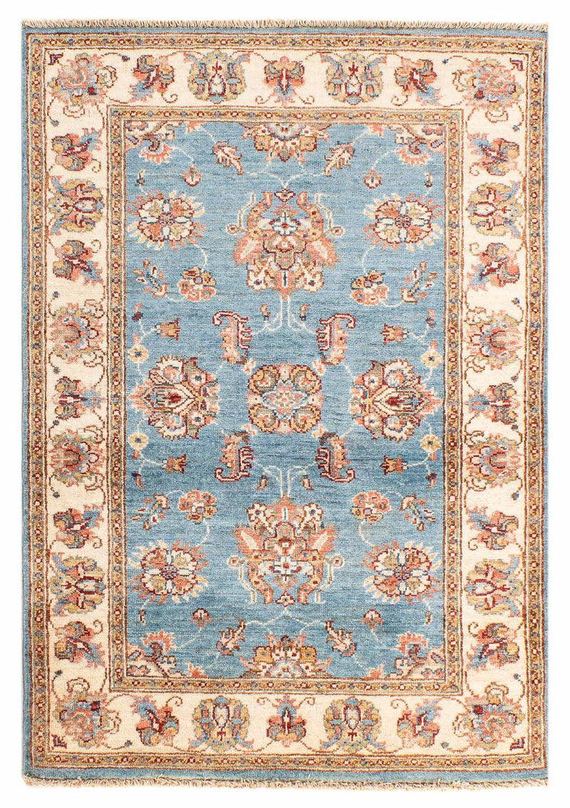 Ziegler Teppich 84x122cm - Orientteppich - hellblau