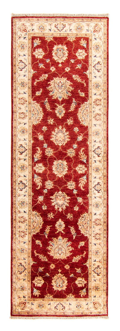 Ziegler Teppich 85x264cm - Orientteppich - dunkelrot