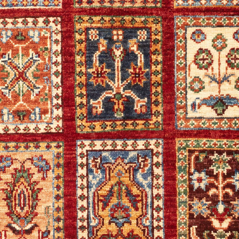 Bachtiari Teppich 66x101cm - Perserteppich - dunkelrot