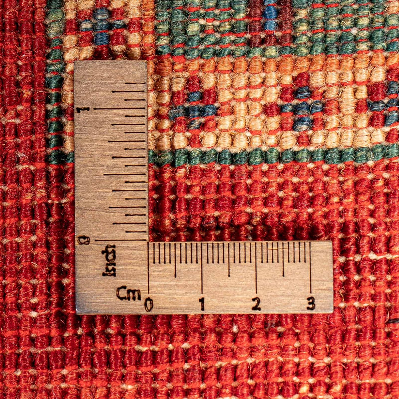 Bachtiari Teppich 66x101cm - Perserteppich - dunkelrot