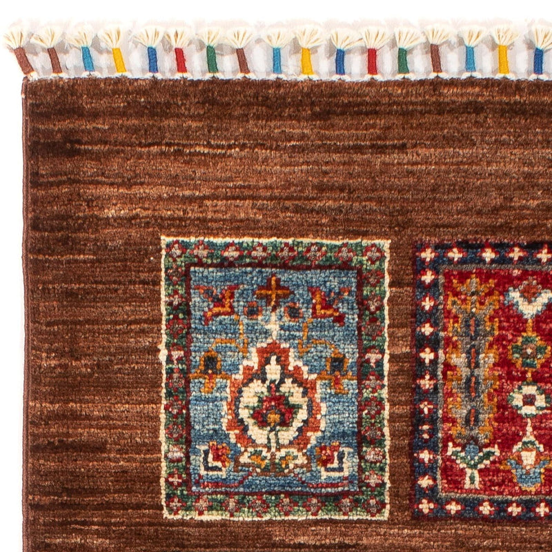 Bachtiari Teppich 61x92cm - Perserteppich - braun