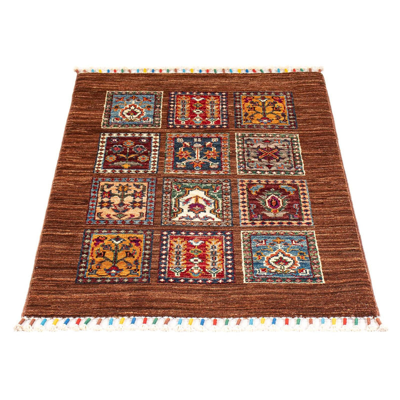 Bachtiari Teppich 61x92cm - Perserteppich - braun