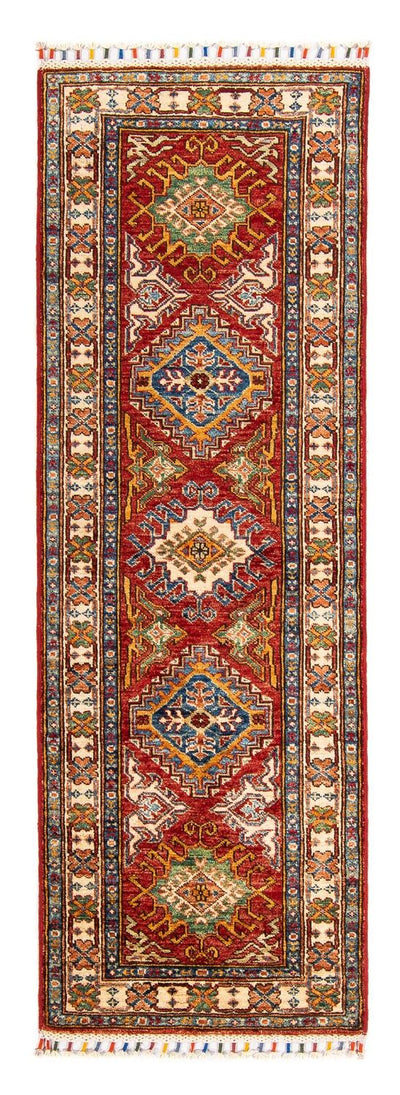 Kazak Teppich 61x178cm - Orientteppich - dunkelrot