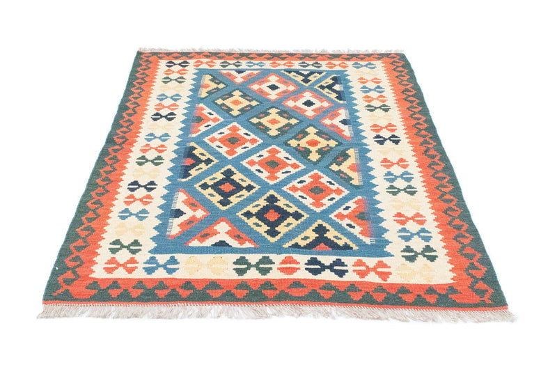Kelim Fars Teppich 100x153cm - blau