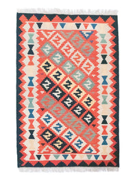 Kelim Fars Teppich 104x149cm - rot – product image