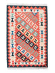 Kelim Fars Teppich 104x149cm - rot