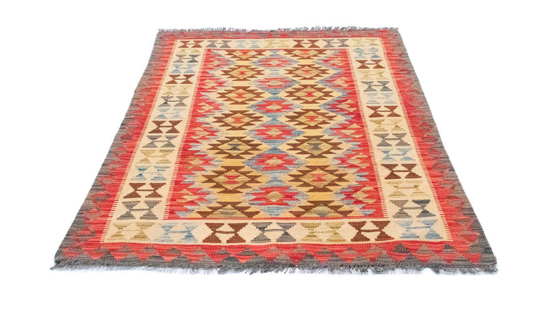 Kelim Afghan Teppich 104x145cm - mehrfarbig