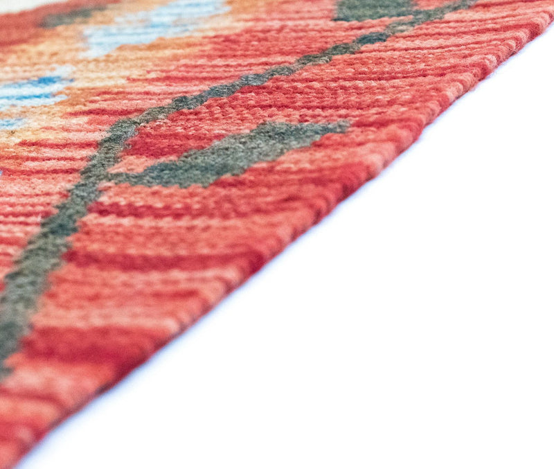 Kelim Afghan Teppich 104x152cm - mehrfarbig