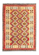 Kelim Afghan Teppich 103x145cm - mehrfarbig