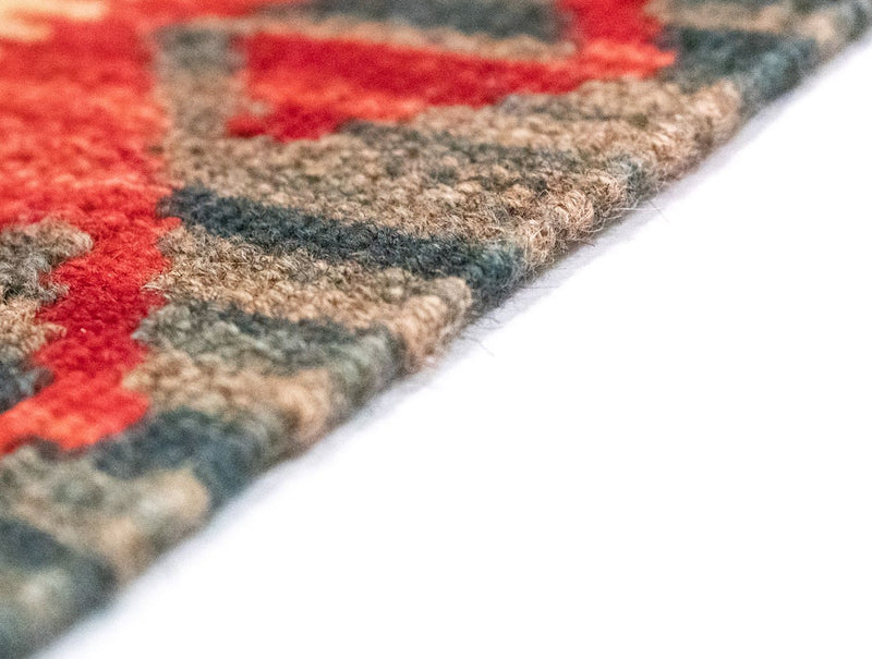 Kelim Afghan Teppich 103x145cm - mehrfarbig