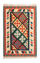 Kelim Fars Teppich 82x123cm - mehrfarbig