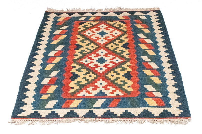 Kelim Fars Teppich 80x124cm - mehrfarbig