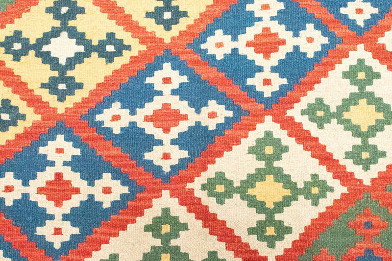 Kelim Fars Teppich 170x236cm - mehrfarbig