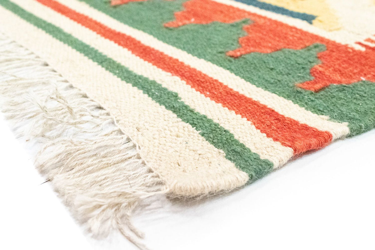 Kelim Fars Teppich 170x236cm - mehrfarbig