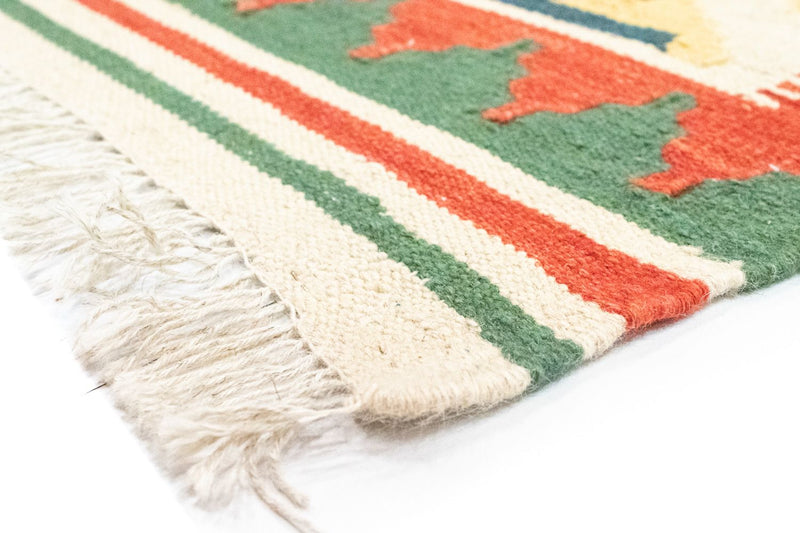 Kelim Fars Teppich 170x236cm - mehrfarbig