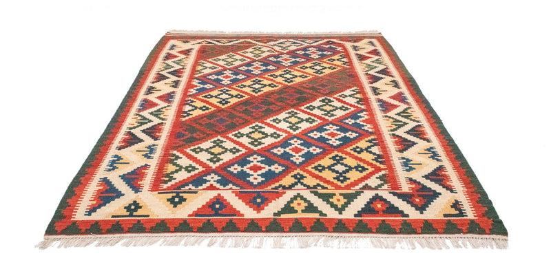 Kelim Fars Teppich 170x236cm - mehrfarbig