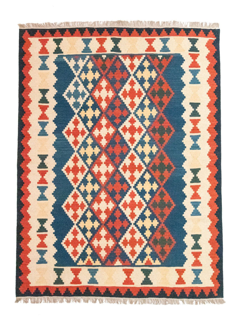 Kelim Fars Teppich 185x240cm - mehrfarbig