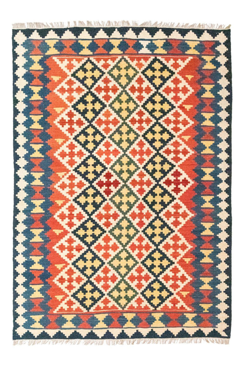 Kelim Fars Teppich 170x248cm - mehrfarbig