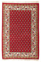 Indo Mir Teppich 60x90cm - Orientteppich - dunkelrot