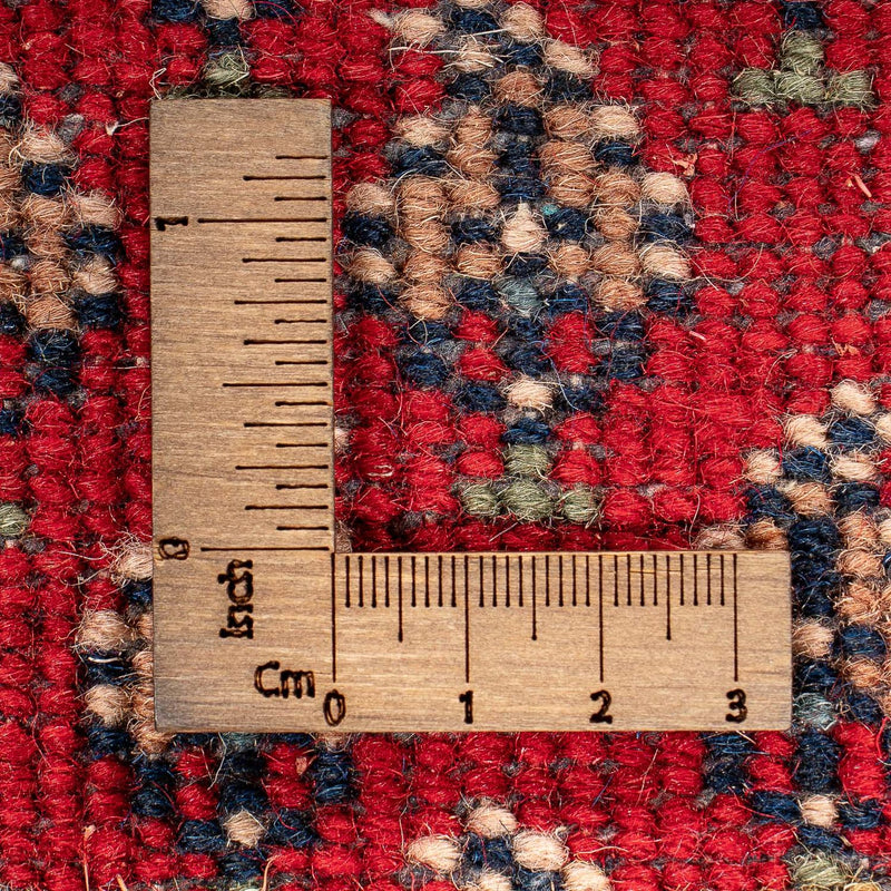 Indo Mir Teppich 60x90cm - Orientteppich - dunkelrot