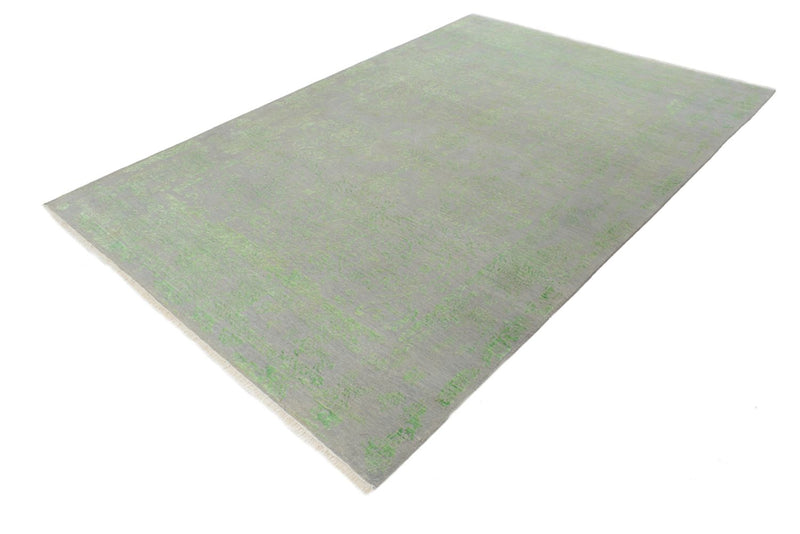 Designer Teppich 183x259cm - hellgrün