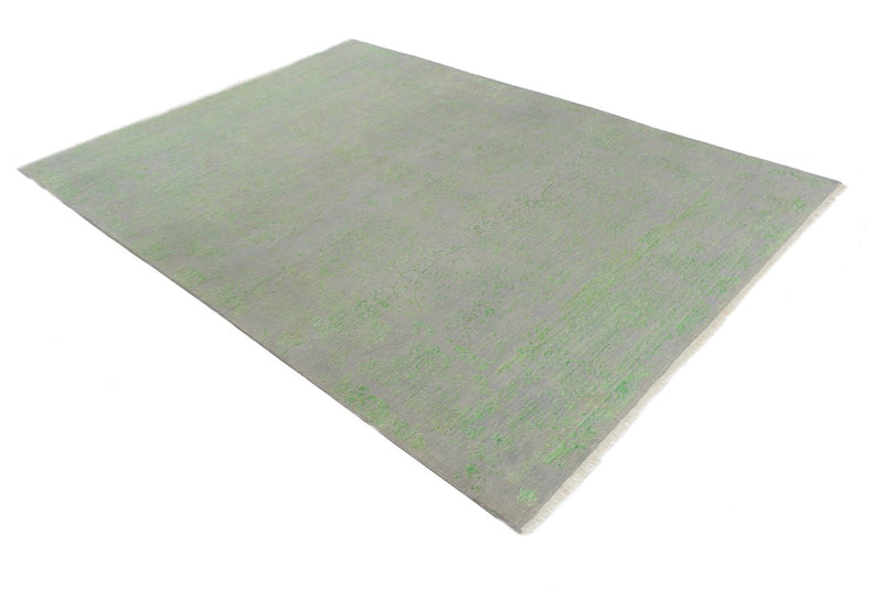 Designer Teppich 183x259cm - hellgrün