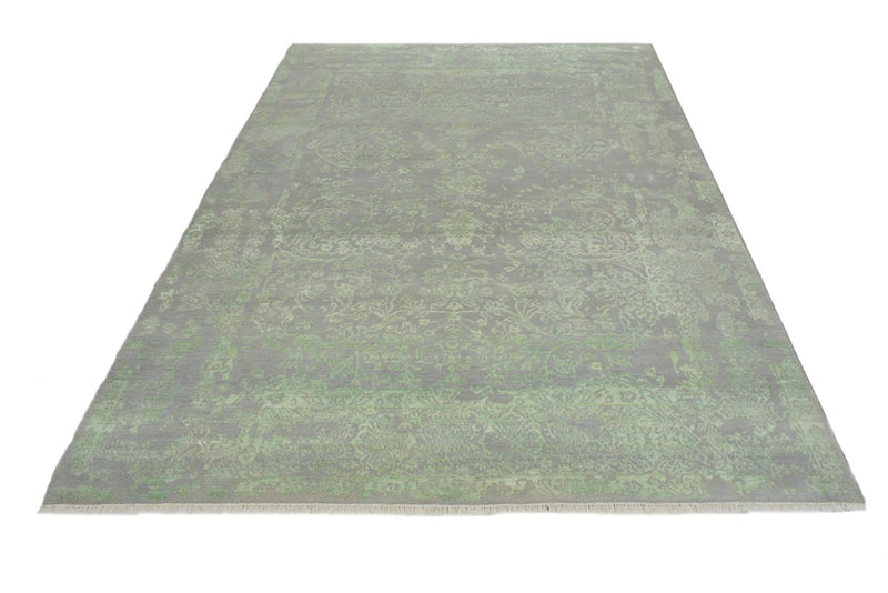 Designer Teppich 183x259cm - hellgrün